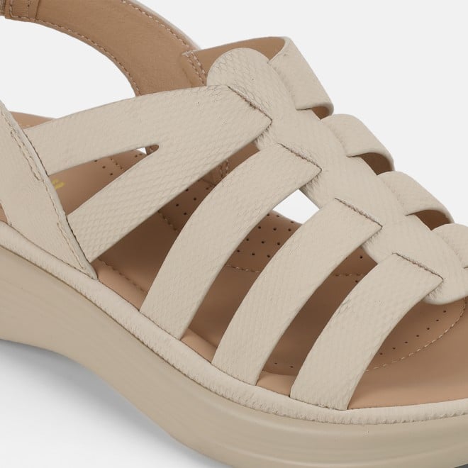 Mochi Women Off-white Casual Sandals (SKU: 33-1227-66-36)