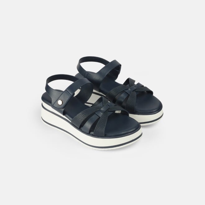 Mochi Women Blue Casual Sandals (SKU: 33-1228-45-36)