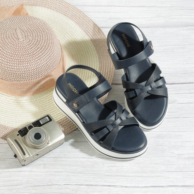 Mochi Women Blue Casual Sandals (SKU: 33-1228-45-36)