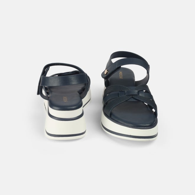 Mochi Women Blue Casual Sandals (SKU: 33-1228-45-36)