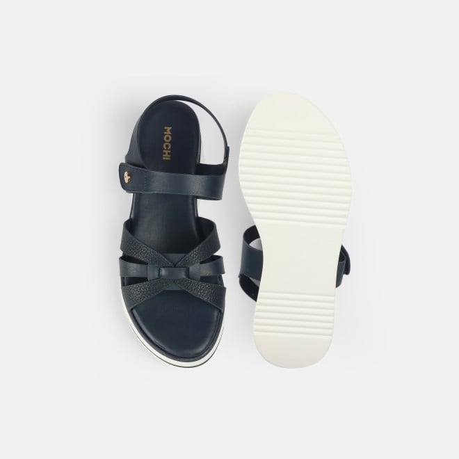 Mochi Women Blue Casual Sandals (SKU: 33-1228-45-36)