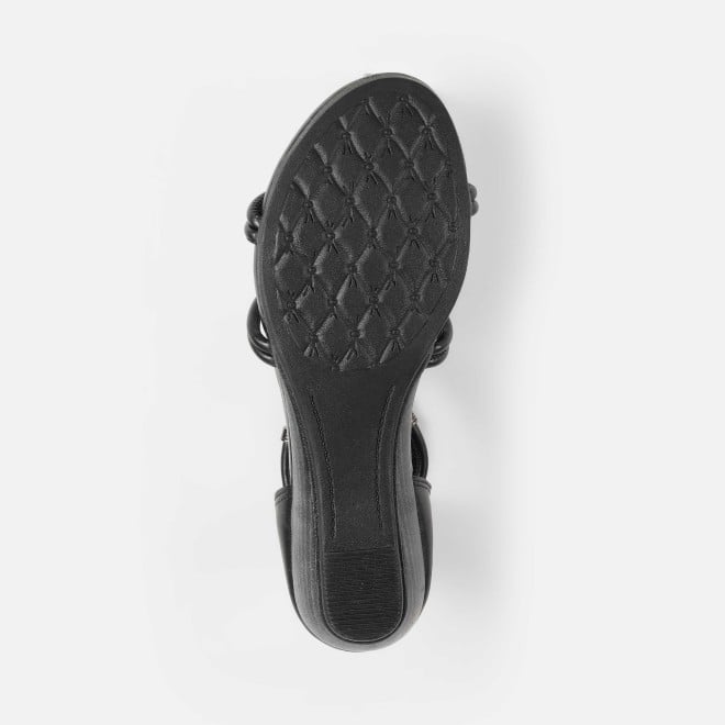 Mochi Women Black Casual Gladiators (SKU: 33-1229-11-36)