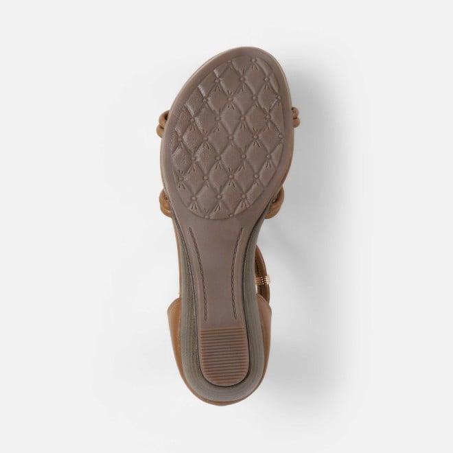 Mochi Women Beige Casual Gladiators (SKU: 33-1229-20-36)