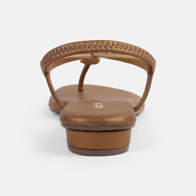 Mochi Women Antic-gold Casual Sandals (SKU: 33-1233-28-36)