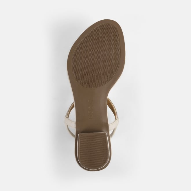 Mochi Women White Casual Sandals (SKU: 33-1233-16-36)