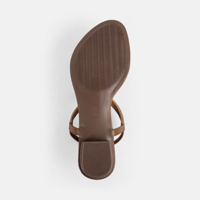 Mochi Women Antic-gold Casual Sandals (SKU: 33-1233-28-36)
