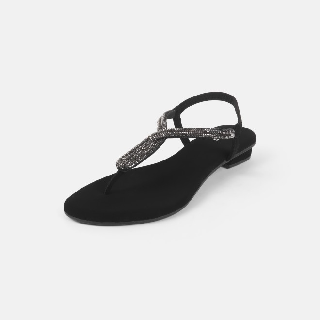 Mochi Women Black Casual Sandals (SKU: 33-1233L-11-42)