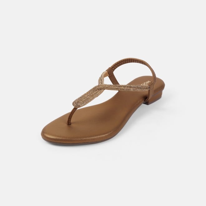 Mochi Women Antic-gold Casual Sandals (SKU: 33-1233L-28-42)