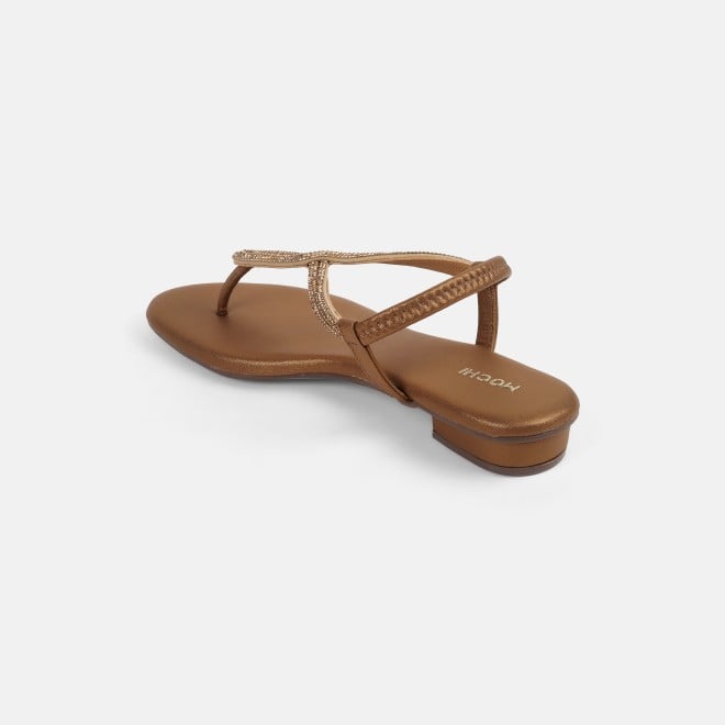 Mochi Women Antic-gold Casual Sandals (SKU: 33-1233L-28-42)