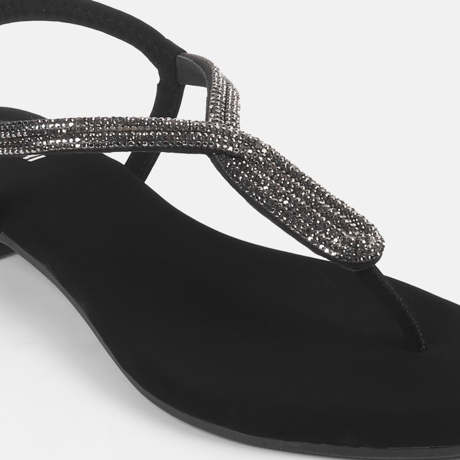 Mochi Women Black Casual Sandals (SKU: 33-1233L-11-42)