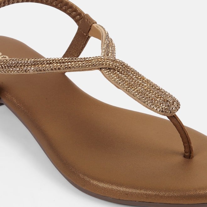 Mochi Women Antic-gold Casual Sandals (SKU: 33-1233L-28-42)