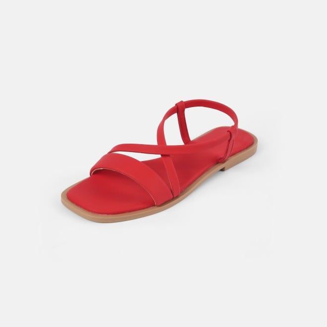Mochi Women Red Casual Sandals (SKU: 33-1234-18-36)
