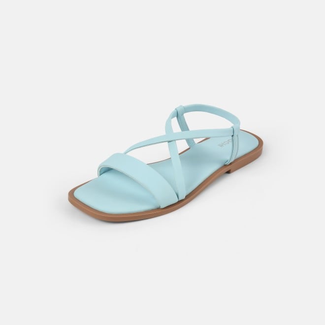 Mochi Women Blue Casual Sandals (SKU: 33-1234-45-36)