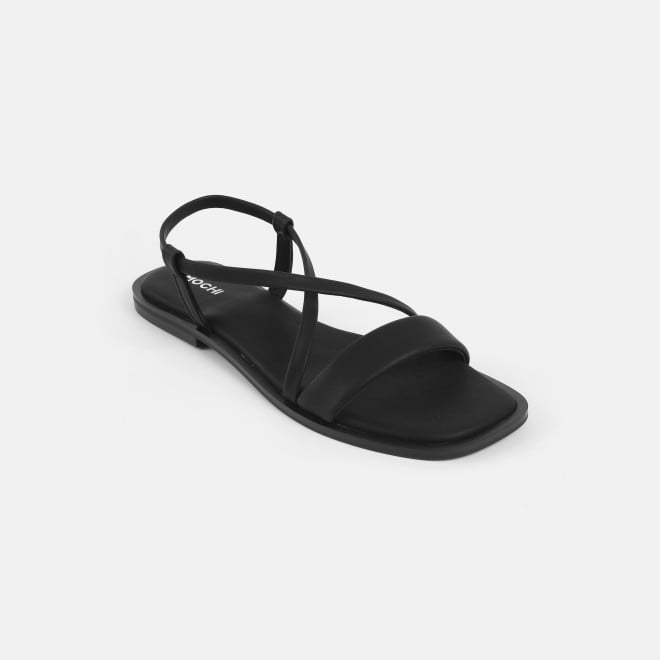 Mochi Women Black Casual Sandals (SKU: 33-1234-11-37)