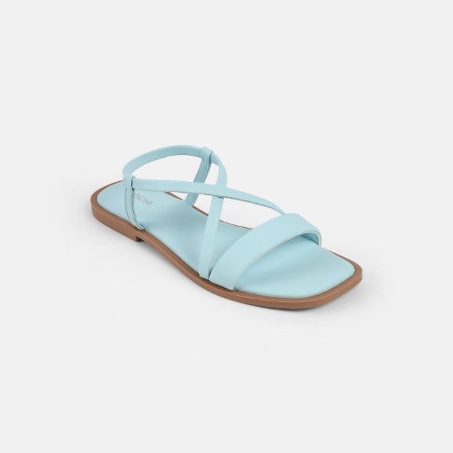 Mochi Women Blue Casual Sandals (SKU: 33-1234-45-36)