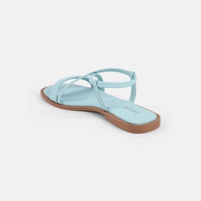 Mochi Women Blue Casual Sandals (SKU: 33-1234-45-36)