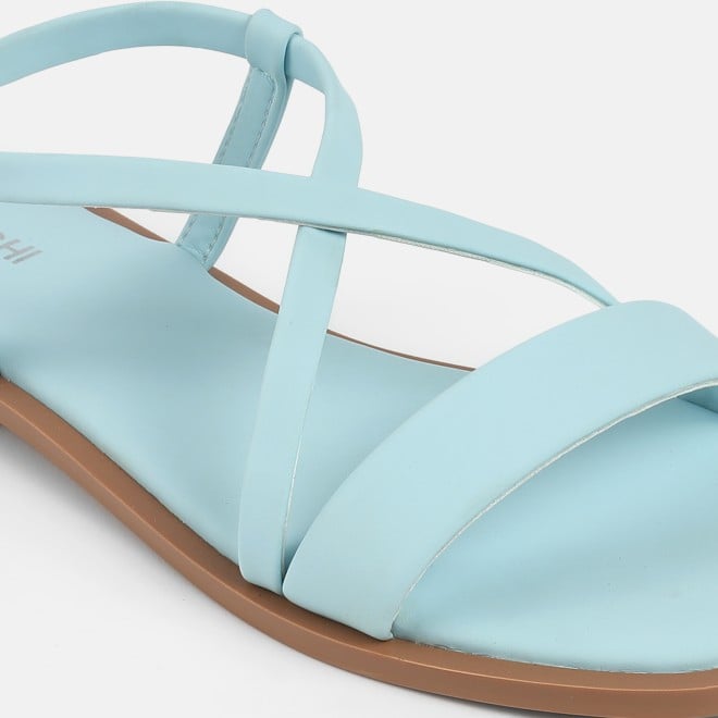Mochi Women Blue Casual Sandals (SKU: 33-1234-45-36)