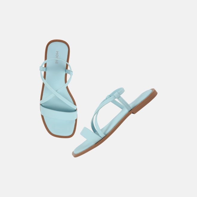 Mochi Women Blue Casual Sandals (SKU: 33-1234-45-36)
