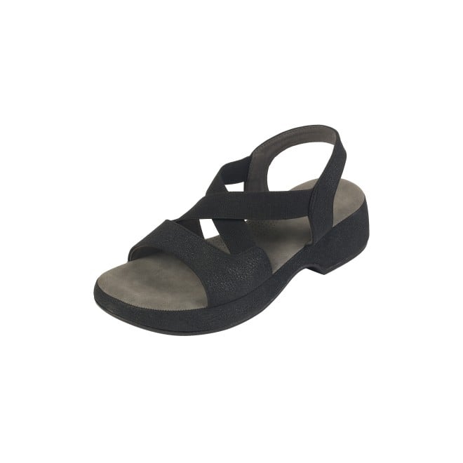 Mochi Women Black Casual Sandals (SKU: 33-1237-11-36)