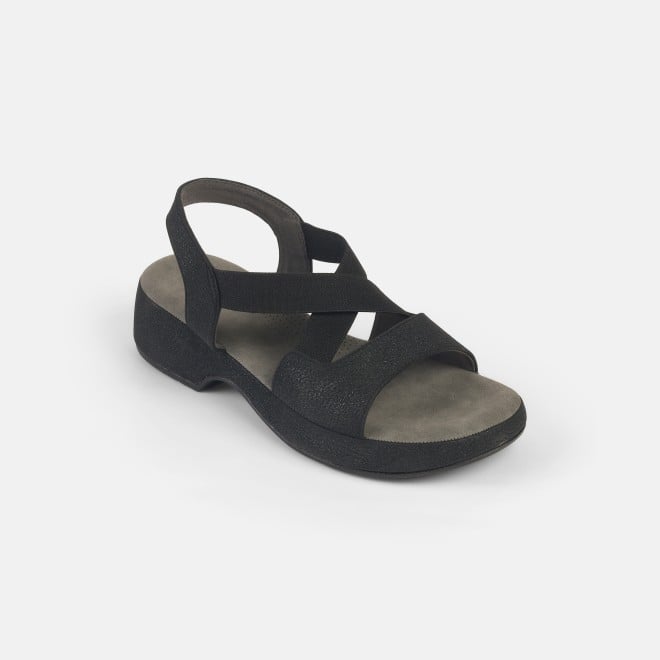 Mochi Women Black Casual Sandals (SKU: 33-1237-11-36)