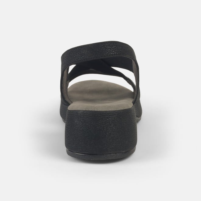 Mochi Women Black Casual Sandals (SKU: 33-1237-11-36)