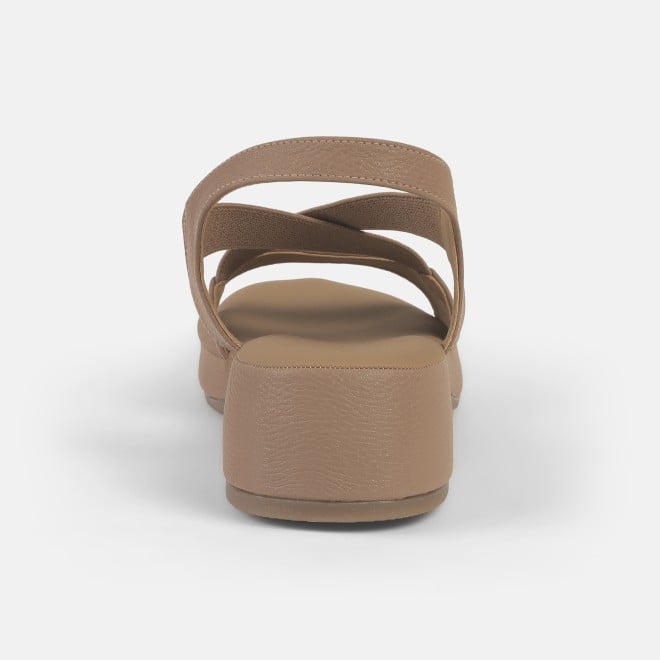 Mochi Women Beige Casual Sandals (SKU: 33-1237-20-36)