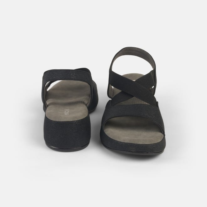 Mochi Women Black Casual Sandals (SKU: 33-1237-11-36)