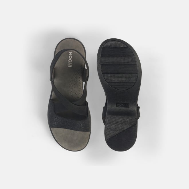 Mochi Women Black Casual Sandals (SKU: 33-1237-11-36)