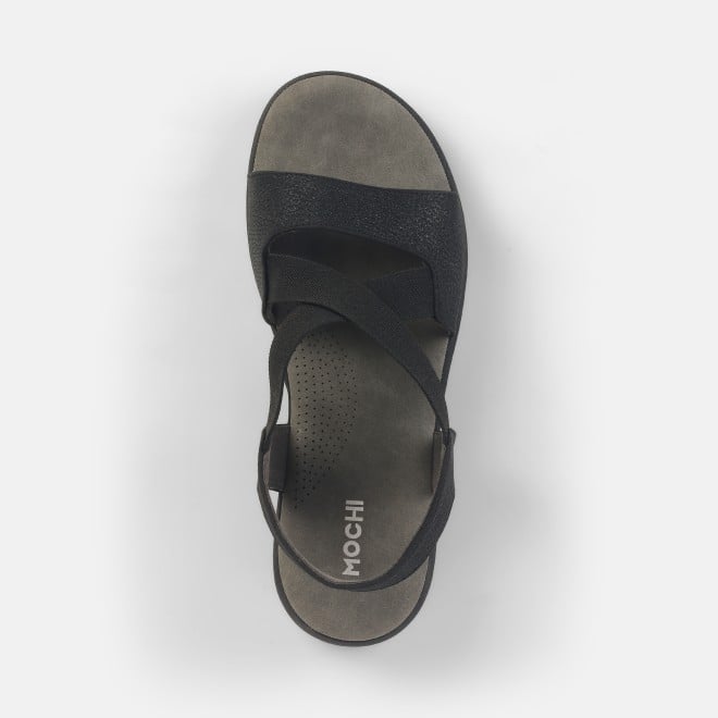 Mochi Women Black Casual Sandals (SKU: 33-1237-11-36)