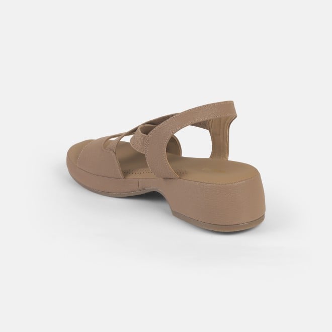 Mochi Women Beige Casual Sandals (SKU: 33-1237-20-36)