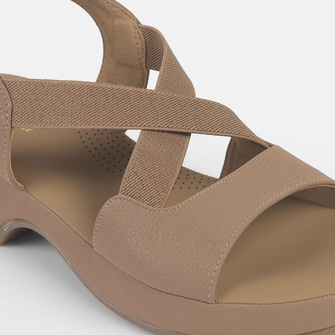 Mochi Women Beige Casual Sandals (SKU: 33-1237-20-36)