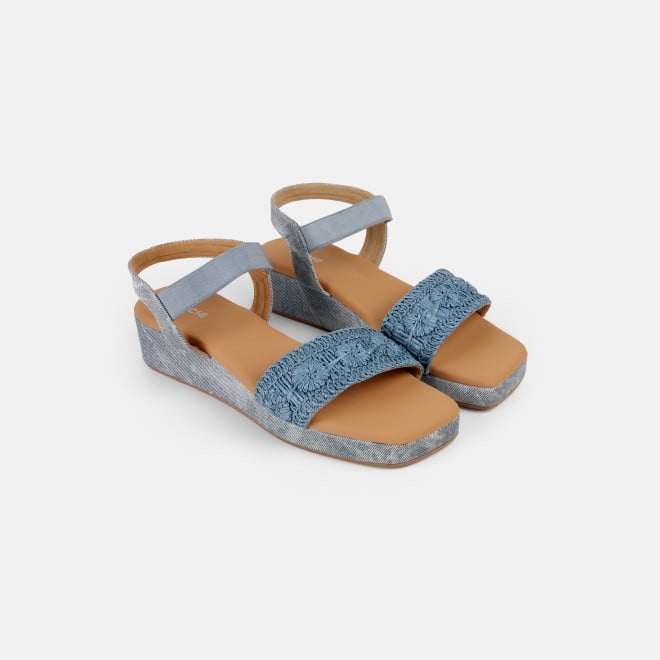 Mochi Women Blue Casual Sandals (SKU: 33-1255-45-36)