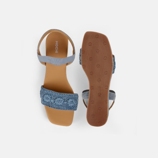 Mochi Women Blue Casual Sandals (SKU: 33-1255-45-36)