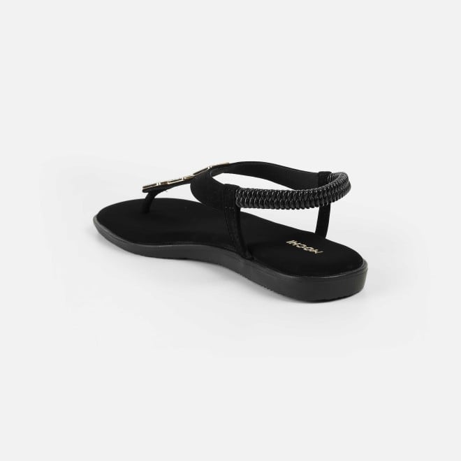 Mochi Women Black Casual Sandals (SKU: 33-1286-11-36)