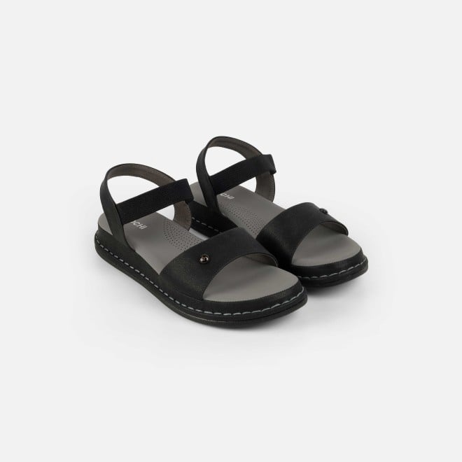 Mochi Women Black Casual Sandals (SKU: 33-1291-11-36)