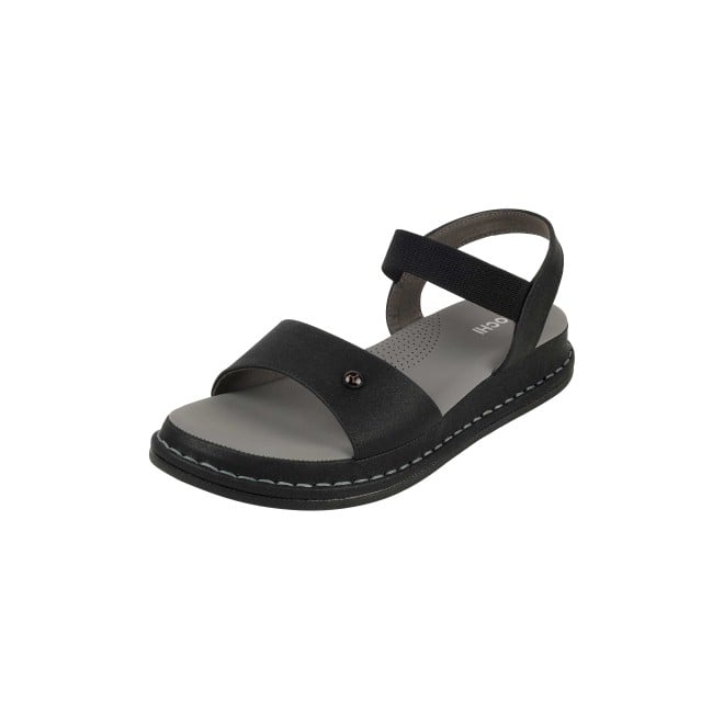 Mochi Women Black Casual Sandals (SKU: 33-1291-11-36)