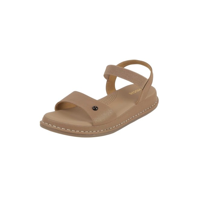 Mochi Women Beige Casual Sandals (SKU: 33-1291-20-36)
