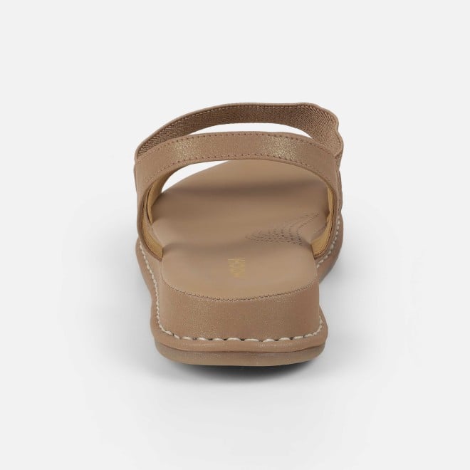 Mochi Women Beige Casual Sandals (SKU: 33-1291-20-36)