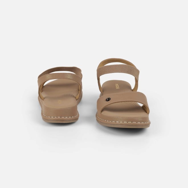Mochi Women Beige Casual Sandals (SKU: 33-1291-20-36)