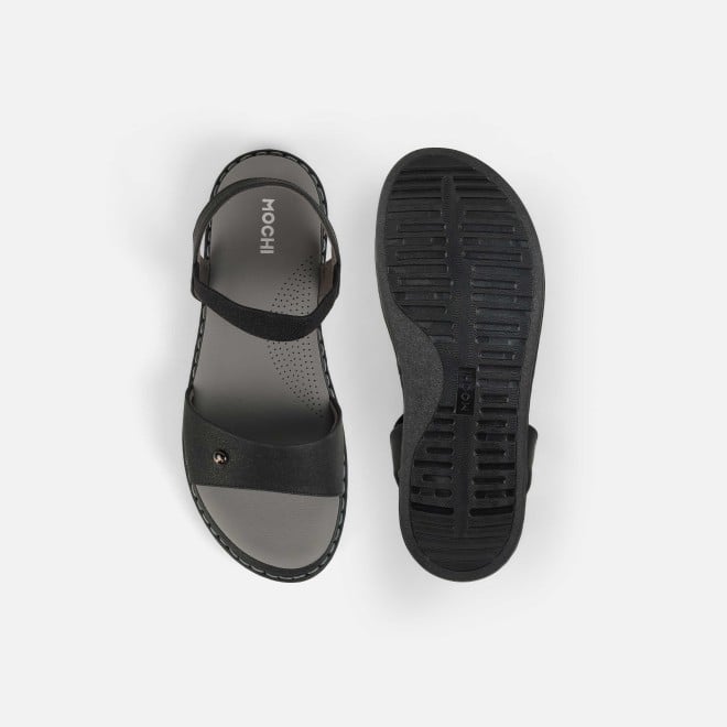 Mochi Women Black Casual Sandals (SKU: 33-1291-11-36)