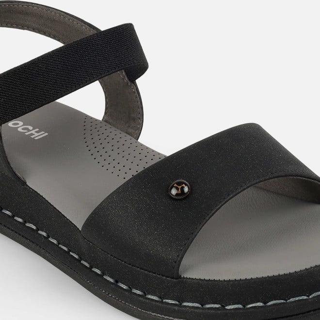 Mochi Women Black Casual Sandals (SKU: 33-1291-11-36)
