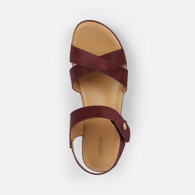 Mochi Women Maroon Casual Comfort (SKU: 33-1294-44-36)