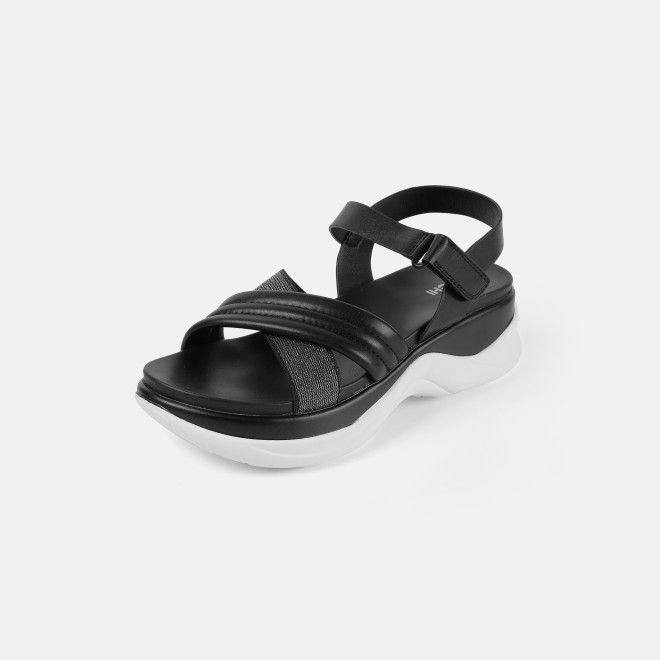 Mochi Women Black Casual Sandals (SKU: 33-1295-11-36)