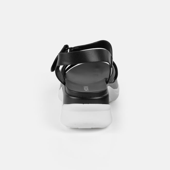 Mochi Women Black Casual Sandals (SKU: 33-1295-11-36)