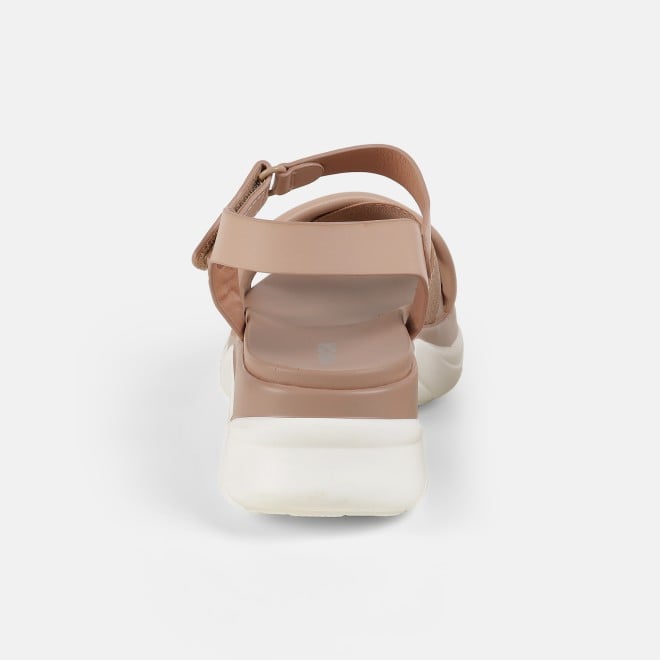 Mochi Women Tan Casual Sandals (SKU: 33-1295-23-36)