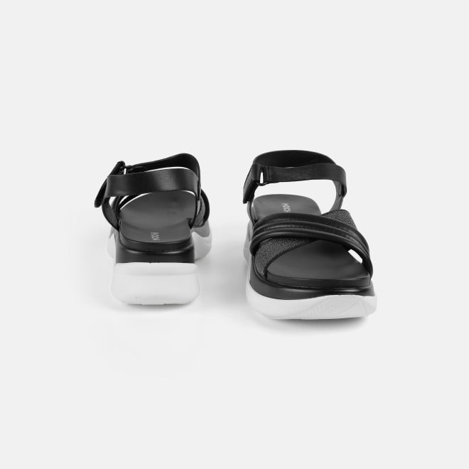 Mochi Women Black Casual Sandals (SKU: 33-1295-11-36)