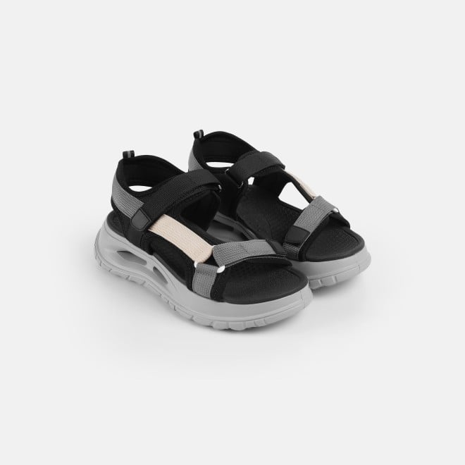 Mochi Women Black Casual Sandals (SKU: 33-1306-11-36)