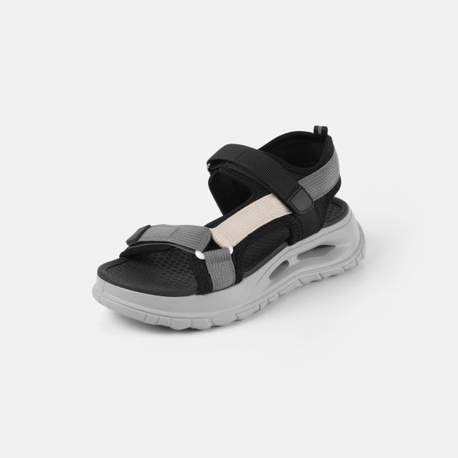 Mochi Women Black Casual Sandals (SKU: 33-1306-11-36)