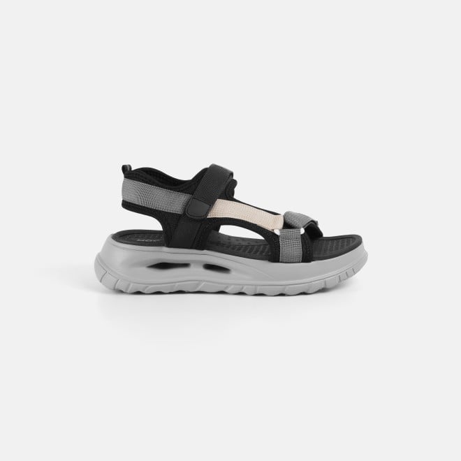 Mochi Women Black Casual Sandals (SKU: 33-1306-11-36)