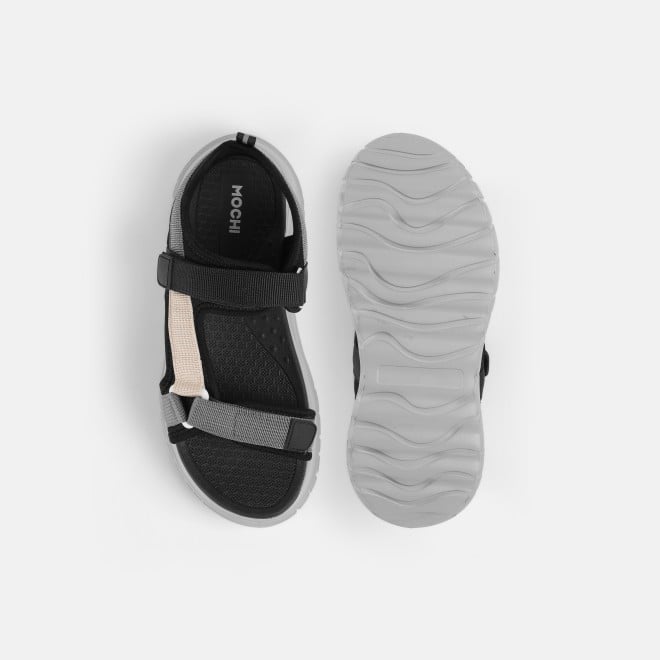 Mochi Women Black Casual Sandals (SKU: 33-1306-11-36)